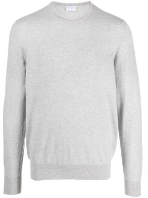 Kašmírový svetr s kulatým výstřihem Fedeli šedý