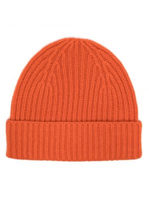 Kašmírová čiapka Mouleta oranžová
