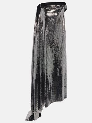 Sukienka długa z dżerseju drapowana Balenciaga