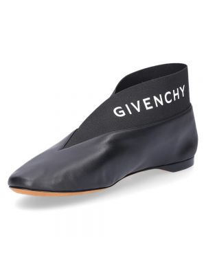 Botas de agua de cuero Givenchy negro