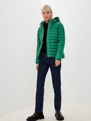 Утепленная демисезонная куртка Tom Tailor зеленая