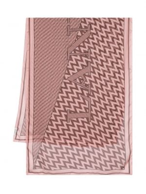 Žakárový hedvábný šál Lanvin