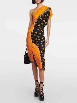 Midi haljina s printom Vivienne Westwood