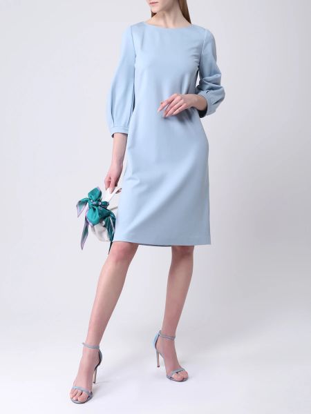 Платье из вискозы Dorothee Schumacher голубое