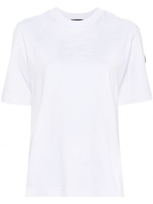 T-shirt aus baumwoll Moncler weiß