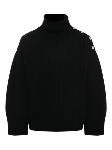 Кашемировый шерстяной свитер Tegin черный