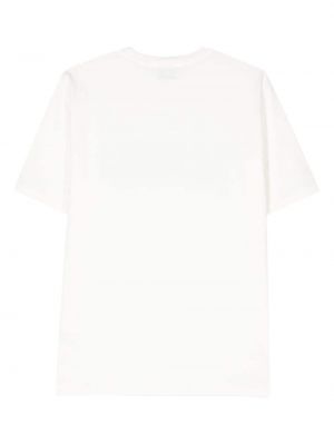 T-shirt en coton à imprimé Autry blanc