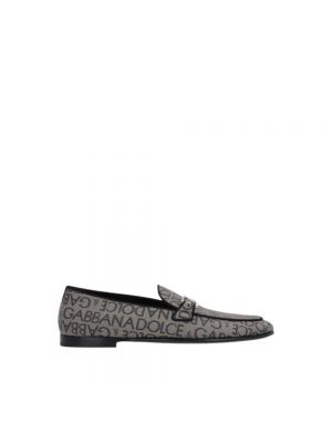 Loafer mit print Dolce & Gabbana braun