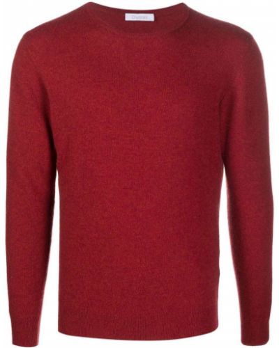 Jersey de tela jersey de cuello redondo Cruciani rojo