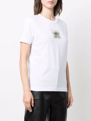 Bavlněné tričko Stella Mccartney bílé