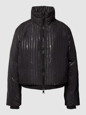 Pikowana kurtka puchowa ze stójką Armani Exchange czarna