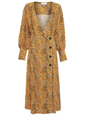 Leopard trykt dress Ganni