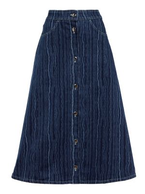 Džínsová sukňa Marni modrá