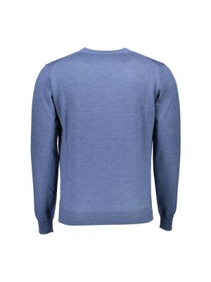 Sweter wełniany Harmont & Blaine niebieski