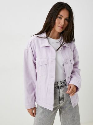 Джинсовая куртка Fragarika фиолетовая