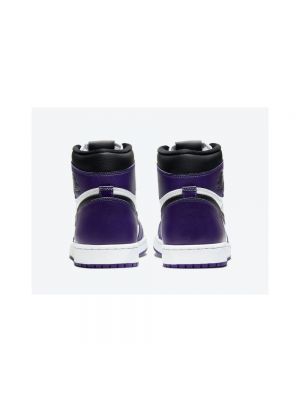 Zapatillas de cuero Jordan violeta