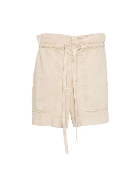 High waist jeans shorts Isabel Marant Etoile braun