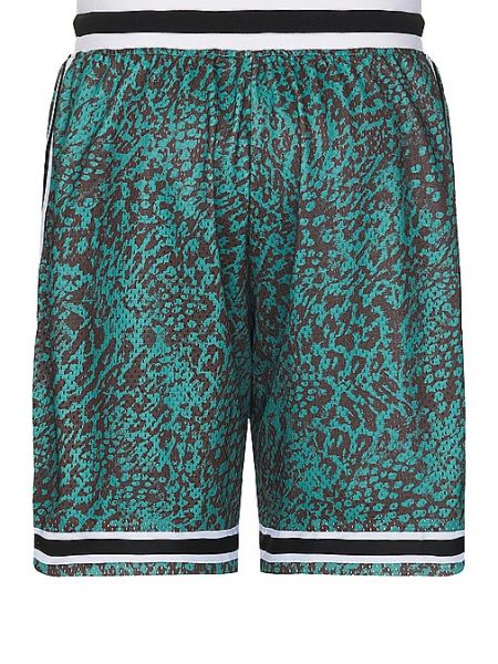 Pantalones cortos leopardo John Elliott verde