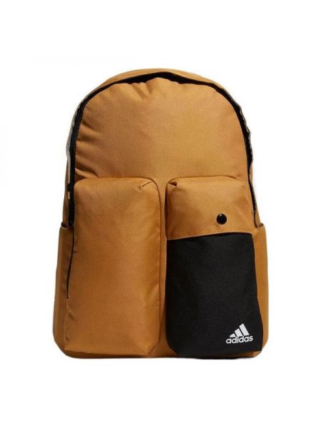 Рюкзак с карманами Adidas коричневый