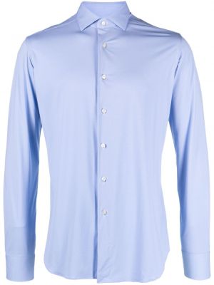 Péřová košile Xacus modrá
