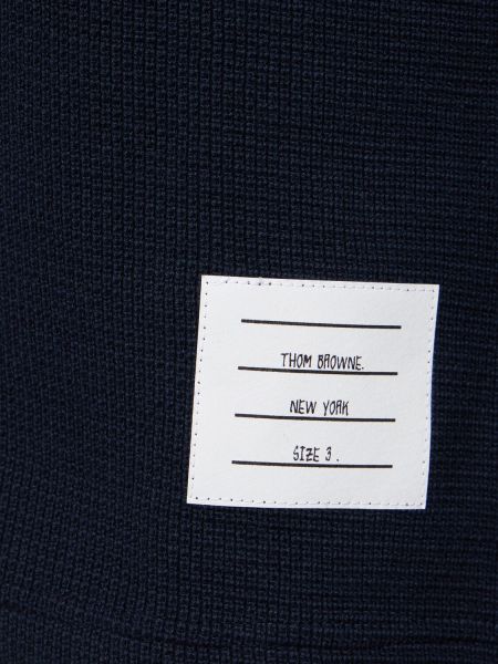Pérová košeľa na gombíky s krátkymi rukávmi Thom Browne