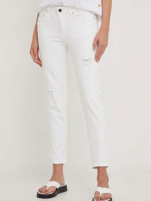 Jeansy skinny Answear Lab białe