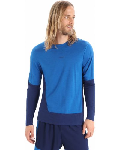 Спортна тениска Icebreaker синьо