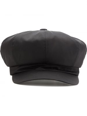 Nylonowa czapka Prada czarna