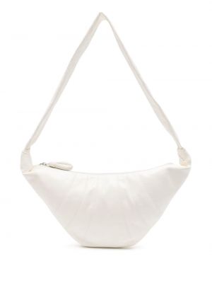 Δερμάτινη τσάντα ώμου Lemaire λευκό