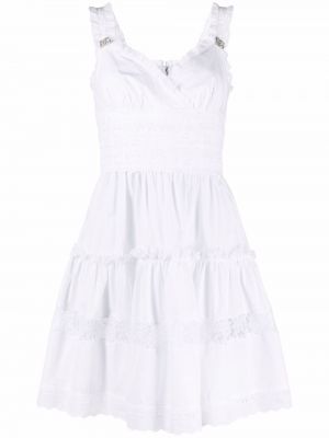 Плаття міні з вишивкою Dolce & Gabbana, біле