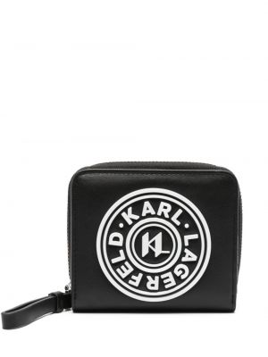 Portofel cu fermoar Karl Lagerfeld negru