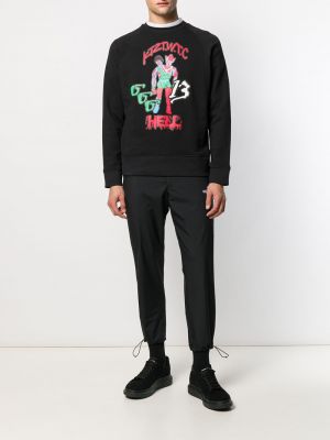 Sweatshirt mit print Ktz schwarz