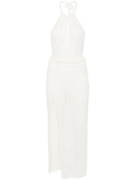 Μίντι φόρεμα Gimaguas λευκό