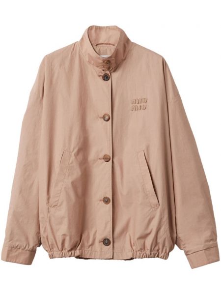 Veste longue Miu Miu rose