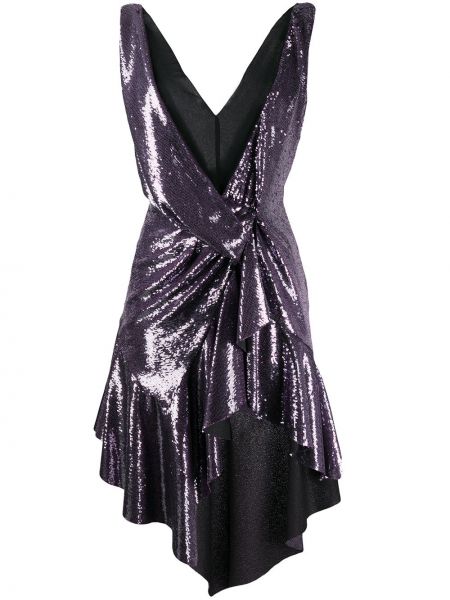 Mini vestido con lentejuelas Philosophy Di Lorenzo Serafini violeta