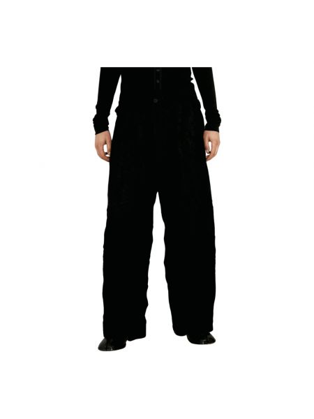 Czarne spodnie Yohji Yamamoto