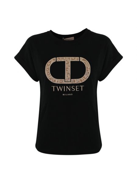 T-shirt Twinset schwarz