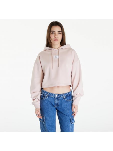 Pletené džíny Calvin Klein růžové