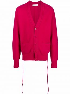Cárdigan de cachemir con escote v Extreme Cashmere rosa