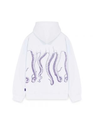 Sudadera con capucha Octopus blanco