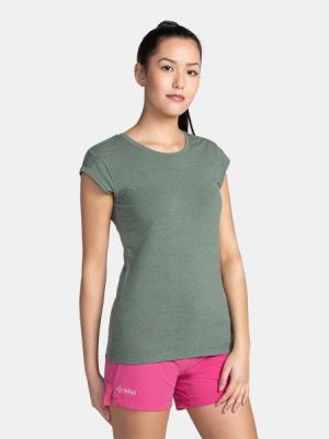 Памучна тениска Kilpi зелено