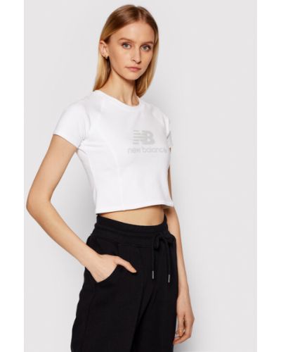 Gyapjú testhezálló póló New Balance - fehér