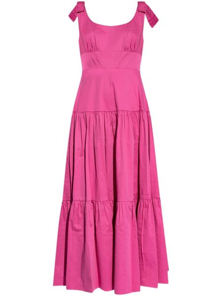 Hermostuttaa puuvilla maxi mekko Kate Spade pinkki