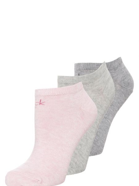 Меланжевые носки Calvin Klein Underwear розовые