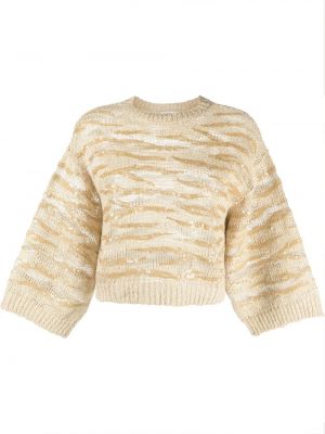 Kort sweater Brunello Cucinelli