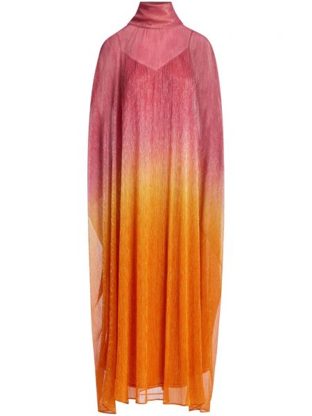 Koktejlkové šaty s prechodom farieb Talbot Runhof