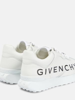 Baskets en cuir Givenchy blanc