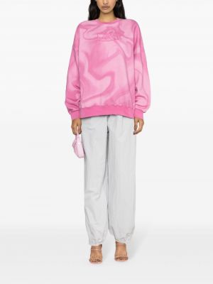 Sweatshirt mit stickerei Rotate pink