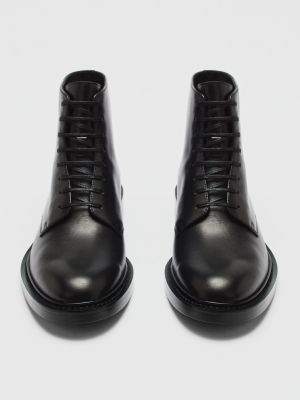 Ботинки на шнуровке Present&simple черные