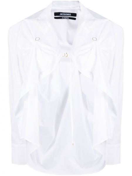 Риза Jacquemus бяло